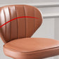 Contemporary Bar-stool Liftable Leather Counter Bar Stool with Metal Legs Clearhalo 'Bar Furniture' 'Bar Stools' 'bar_stools' 'Furniture' 'furniture_bar_stools' 'Kitchen & Dining Furniture' 4961835