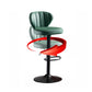Contemporary Bar-stool Liftable Leather Counter Bar Stool with Metal Legs Clearhalo 'Bar Furniture' 'Bar Stools' 'bar_stools' 'Furniture' 'furniture_bar_stools' 'Kitchen & Dining Furniture' 4961844