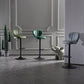 Contemporary Bar-stool Liftable Leather Counter Bar Stool with Metal Legs Clearhalo 'Bar Furniture' 'Bar Stools' 'bar_stools' 'Furniture' 'furniture_bar_stools' 'Kitchen & Dining Furniture' 4961847