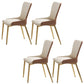 Glam 1/4/5/7 Pieces Rectangle Dinette Set with Sintered Stone Scalable Dining Table Set 4 Beige Chairs Clearhalo 'Dining Room Sets' 'Dining Tables & Seating' 'dining_room_set' 'furn' 'furn_dining_room_set' 'Furniture' 'furniture_dining_room_set' 'Kitchen & Dining Furniture' 4961884