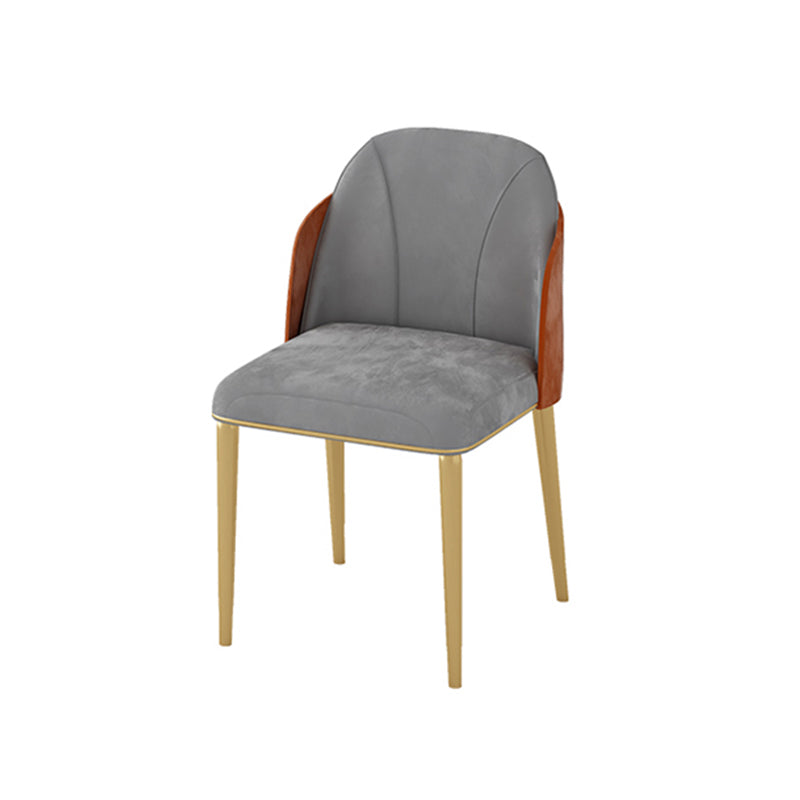 Glam 1/5/7 Pieces Dining Set Round Stone Dining Table for Dining Room 1 Grey Chair Clearhalo 'Dining Room Sets' 'Dining Tables & Seating' 'dining_room_set' 'furn' 'furn_dining_room_set' 'Furniture' 'furniture_dining_room_set' 'Kitchen & Dining Furniture' 4961953