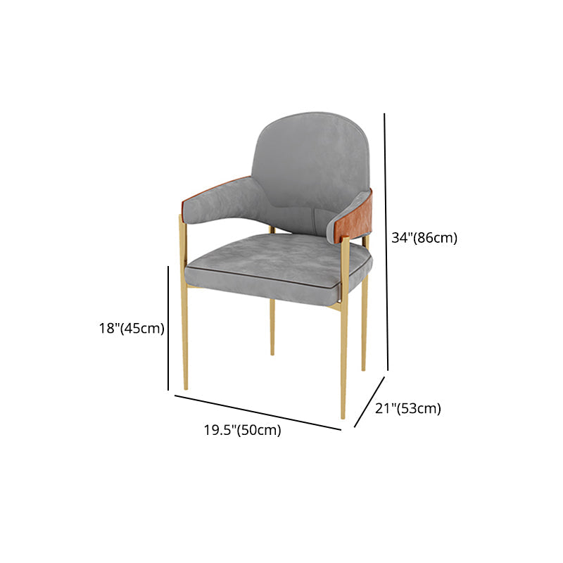 Glam 1/5/7 Pieces Dining Set Round Stone Dining Table for Dining Room Clearhalo 'Dining Room Sets' 'Dining Tables & Seating' 'dining_room_set' 'furn' 'furn_dining_room_set' 'Furniture' 'furniture_dining_room_set' 'Kitchen & Dining Furniture' 4961973