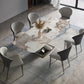 Designer Style 1/2/4/5/7 Pieces Dining Set Sintered Stone Dining Table with Leather Chairs Clearhalo 'Dining Room Sets' 'Dining Tables & Seating' 'dining_room_set' 'furn' 'furn_dining_room_set' 'Furniture' 'furniture_dining_room_set' 'Kitchen & Dining Furniture' 4962048