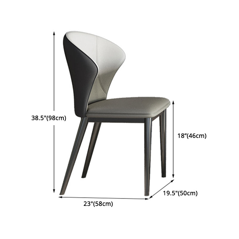 Designer Style 1/2/4/5/7 Pieces Dining Set Sintered Stone Dining Table with Leather Chairs Clearhalo 'Dining Room Sets' 'Dining Tables & Seating' 'dining_room_set' 'furn' 'furn_dining_room_set' 'Furniture' 'furniture_dining_room_set' 'Kitchen & Dining Furniture' 4962061