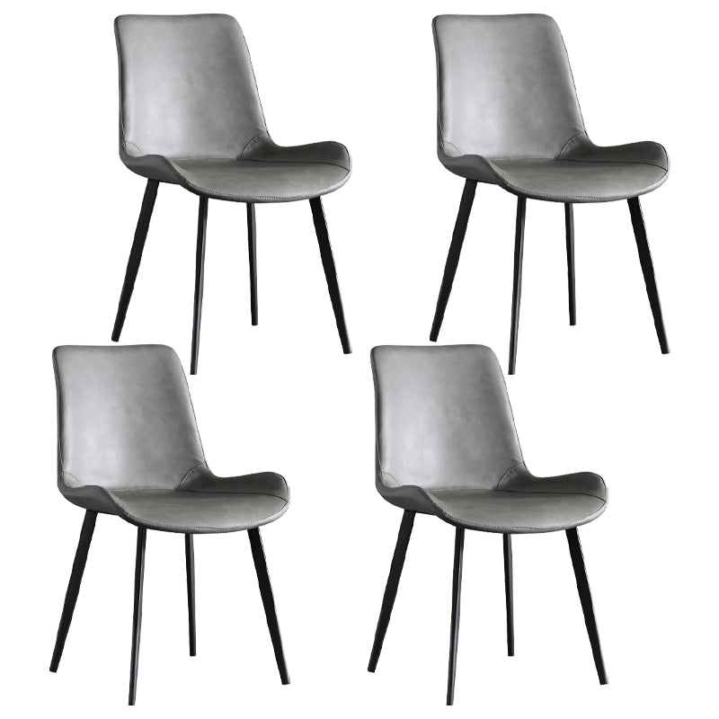 Modern 1/4/6/7 Pieces Dinette Set with Sintered Stone Top Rectangle Dining Table Set 4 Grey Chairs Clearhalo 'Dining Room Sets' 'Dining Tables & Seating' 'dining_room_set' 'furn' 'furn_dining_room_set' 'Furniture' 'furniture_dining_room_set' 'Kitchen & Dining Furniture' 4962082