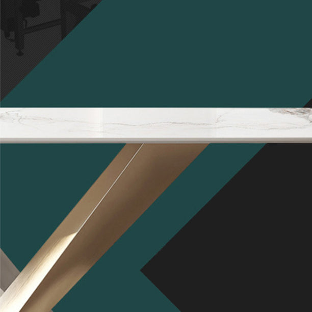 1/2/5/7 Pcs Sintered Stone Dining Table Set Dining Chairs Set Clearhalo 'Dining Room Sets' 'Dining Tables & Seating' 'dining_room_set' 'furn' 'furn_dining_room_set' 'Furniture' 'furniture_dining_room_set' 'Kitchen & Dining Furniture' 4962118