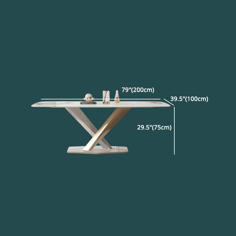 1/2/5/7 Pcs Sintered Stone Dining Table Set Dining Chairs Set Clearhalo 'Dining Room Sets' 'Dining Tables & Seating' 'dining_room_set' 'furn' 'furn_dining_room_set' 'Furniture' 'furniture_dining_room_set' 'Kitchen & Dining Furniture' 4962128