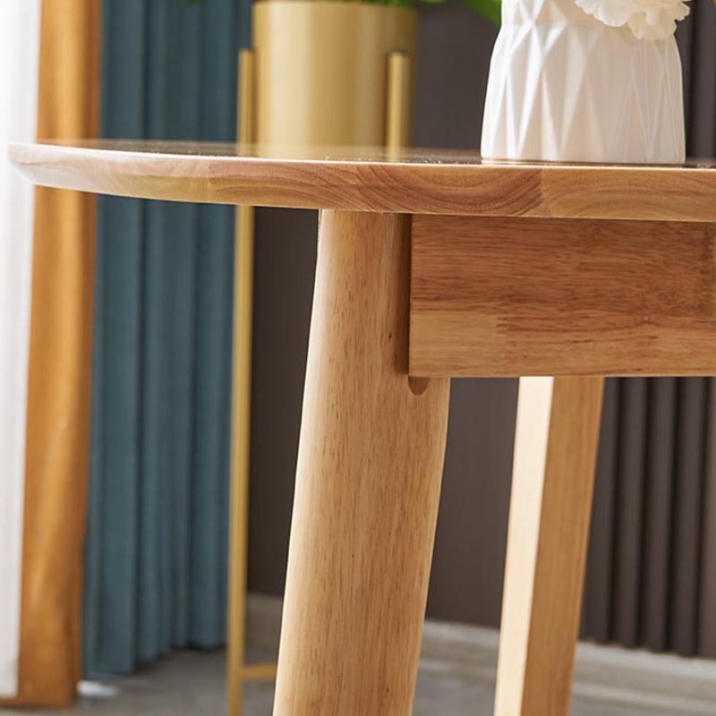 Solid Wood Top Dining Table Contemporary Dining Table with 4 Legs Clearhalo 'Dining Tables & Seating' 'Dining Tables' 'dining_table' 'Furniture' 'furniture_dining_table' 'Kitchen & Dining Furniture' 'kitchen' 'kitchen_dining_table' 4962234