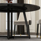 Modern Stone Double Pedestal Dining Table Matte Finish Round Table for Kitchen Clearhalo 'Dining Tables & Seating' 'Dining Tables' 'dining_table' 'furn' 'furn_dining_table' 'Furniture' 'furniture_dining_table' 'Kitchen & Dining Furniture' 'kitchen' 'kitchen_dining_table' 4962307