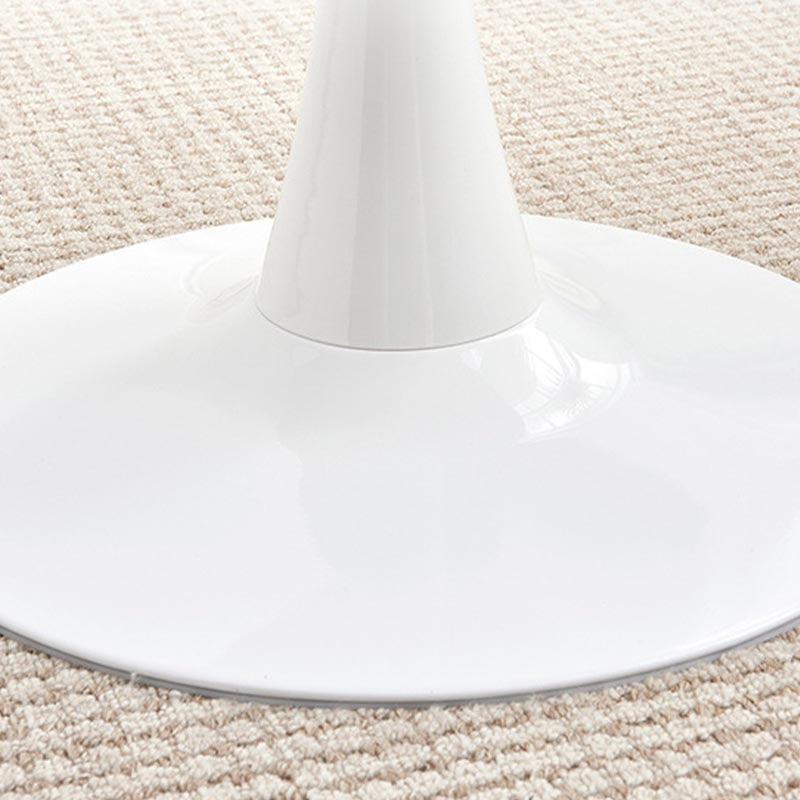 Modern Manufactured Wood Tulip Table Matte Finish Round Dining Table Clearhalo 'Dining Tables & Seating' 'Dining Tables' 'dining_table' 'furn' 'furn_dining_table' 'Furniture' 'furniture_dining_table' 'Kitchen & Dining Furniture' 'kitchen' 'kitchen_dining_table' 4962369