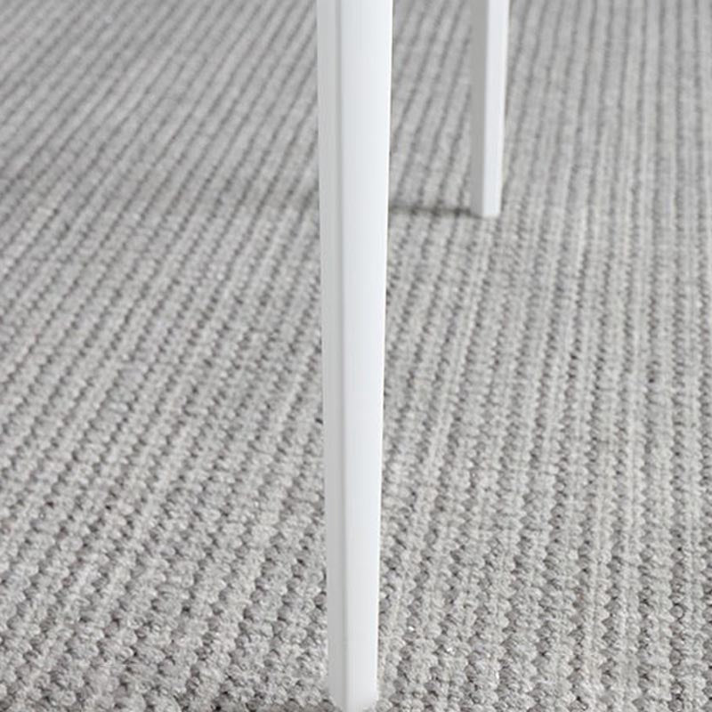 Modern White Stone Table 4 Legs Rectangle Dining Table for Kitchen Clearhalo 'Dining Tables & Seating' 'Dining Tables' 'dining_table' 'Furniture' 'furniture_dining_table' 'Kitchen & Dining Furniture' 'kitchen' 'kitchen_dining_table' 4962395