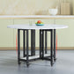 Modern Tripod Base Dinette Table Chipboard Folding Table Home Furniture (only Table) Clearhalo 'Dining Tables & Seating' 'Dining Tables' 'dining_table' 'furn' 'furn_dining_table' 'Furniture' 'furniture_dining_table' 'Kitchen & Dining Furniture' 'kitchen' 'kitchen_dining_table' 4962417