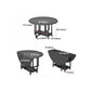 Modern Tripod Base Dinette Table Chipboard Folding Table Home Furniture (only Table) Clearhalo 'Dining Tables & Seating' 'Dining Tables' 'dining_table' 'furn' 'furn_dining_table' 'Furniture' 'furniture_dining_table' 'Kitchen & Dining Furniture' 'kitchen' 'kitchen_dining_table' 4962423