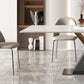Modern Sintered Stone Dining Table White Dining Room Table with Pedestal Base Clearhalo 'Dining Tables & Seating' 'Dining Tables' 'dining_table' 'furn' 'furn_dining_table' 'Furniture' 'furniture_dining_table' 'Kitchen & Dining Furniture' 'kitchen' 'kitchen_dining_table' 4962436