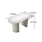 Traditional Luxury Dining Table Oval Double Pedestal Home Furniture for Indoor Clearhalo 'Dining Tables & Seating' 'Dining Tables' 'dining_table' 'furn' 'furn_dining_table' 'Furniture' 'furniture_dining_table' 'Kitchen & Dining Furniture' 'kitchen' 'kitchen_dining_table' 4962502