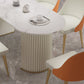 Sintered Stone Top White Table for Restaurant Modern Oval Table with Double Pedestal Clearhalo 'Dining Tables & Seating' 'Dining Tables' 'dining_table' 'furn' 'furn_dining_table' 'Furniture' 'furniture_dining_table' 'Kitchen & Dining Furniture' 'kitchen' 'kitchen_dining_table' 4962518