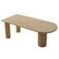 Modern Style Dining Table Brown Solid Wood Dining Table for Kitchen Clearhalo 'Dining Tables & Seating' 'Dining Tables' 'dining_table' 'furn' 'furn_dining_table' 'Furniture' 'furniture_dining_table' 'Kitchen & Dining Furniture' 'kitchen' 'kitchen_dining_table' 4962530