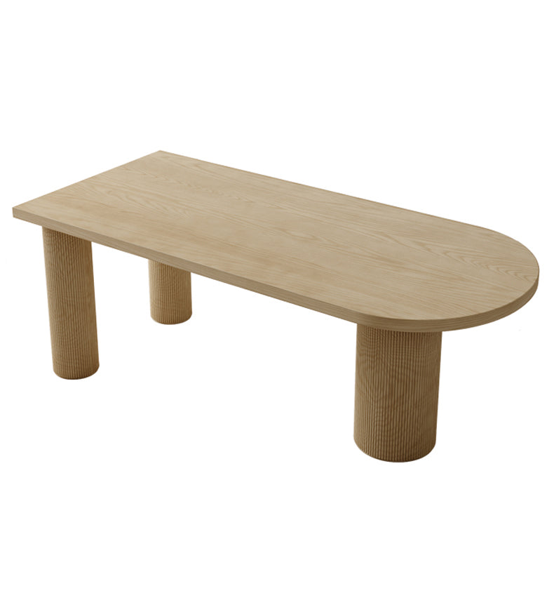 Modern Style Dining Table Brown Solid Wood Dining Table for Kitchen Clearhalo 'Dining Tables & Seating' 'Dining Tables' 'dining_table' 'furn' 'furn_dining_table' 'Furniture' 'furniture_dining_table' 'Kitchen & Dining Furniture' 'kitchen' 'kitchen_dining_table' 4962530