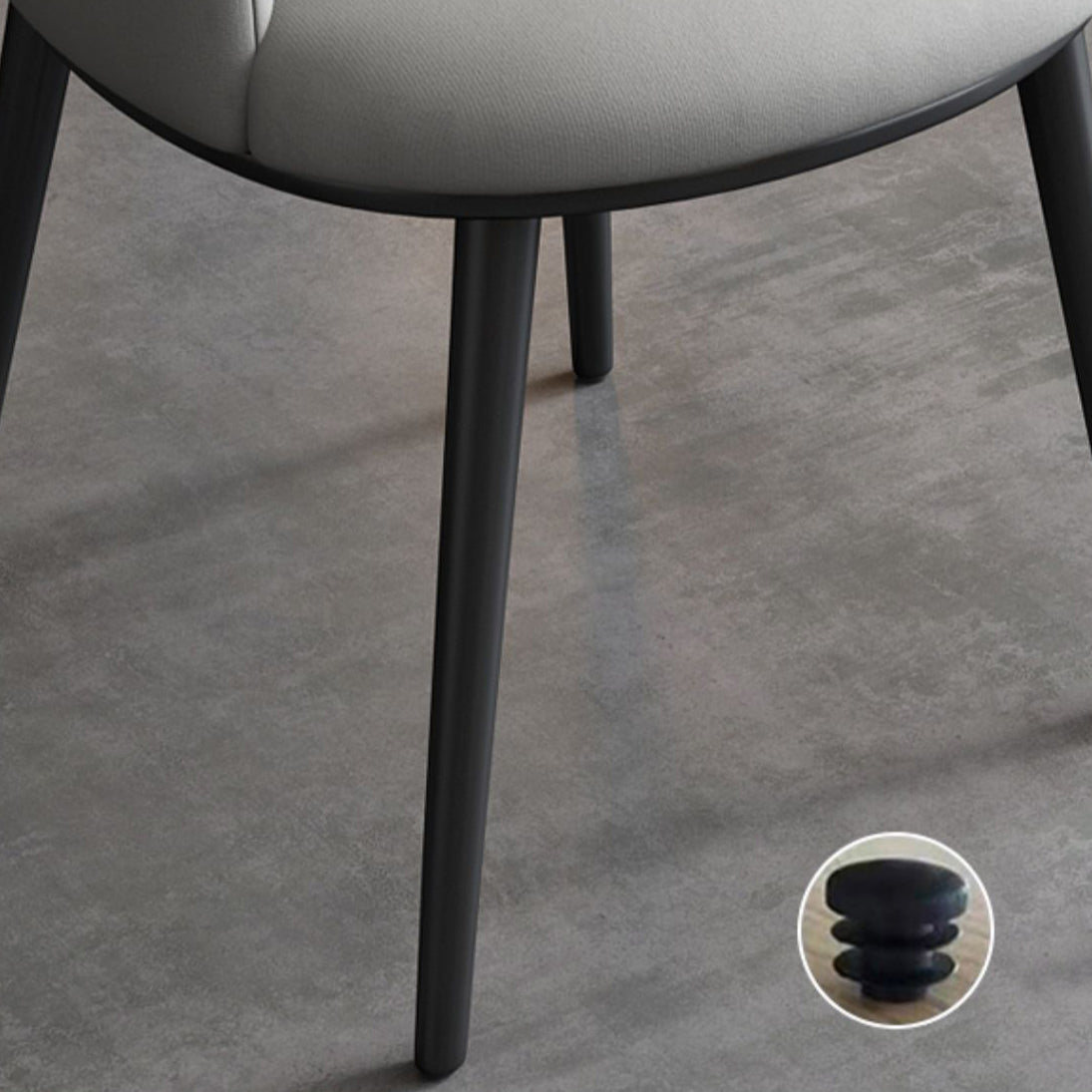 Glam Style Parsons Arm Chair Faux Leather Indoor Dining Chair Clearhalo 'Dining Chairs' 'Dining Tables & Seating' 'dining_chair' 'furn' 'furn_dining_chair' 'Furniture' 'furniture_dining_chair' 'Kitchen & Dining Furniture' 4962550