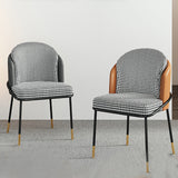 Armless Dining Chairs Contemporary Kitchen Side Chairs for Dining Room Clearhalo 'Dining Chairs' 'Dining Tables & Seating' 'dining_chair' 'furn' 'furn_dining_chair' 'Furniture' 'furniture_dining_chair' 'Kitchen & Dining Furniture' 4962644