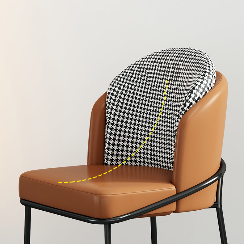 Armless Dining Chairs Contemporary Kitchen Side Chairs for Dining Room Clearhalo 'Dining Chairs' 'Dining Tables & Seating' 'dining_chair' 'furn' 'furn_dining_chair' 'Furniture' 'furniture_dining_chair' 'Kitchen & Dining Furniture' 4962654