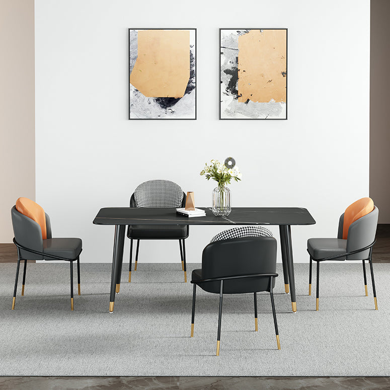 Armless Dining Chairs Contemporary Kitchen Side Chairs for Dining Room Clearhalo 'Dining Chairs' 'Dining Tables & Seating' 'dining_chair' 'furn' 'furn_dining_chair' 'Furniture' 'furniture_dining_chair' 'Kitchen & Dining Furniture' 4962663