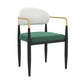 Arm Dining Chairs Modern Faux Leather Side Chairs for Dining Room White-Green 1 Piece Clearhalo 'Dining Chairs' 'Dining Tables & Seating' 'dining_chair' 'furn' 'furn_dining_chair' 'Furniture' 'furniture_dining_chair' 'Kitchen & Dining Furniture' 4962776