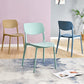 Scandinavian Plastic Side Chair Dining Kitchen Room Open Back Chair Clearhalo 'Dining Chairs' 'Dining Tables & Seating' 'dining_chair' 'furn' 'furn_dining_chair' 'Furniture' 'furniture_dining_chair' 'Kitchen & Dining Furniture' 4962800