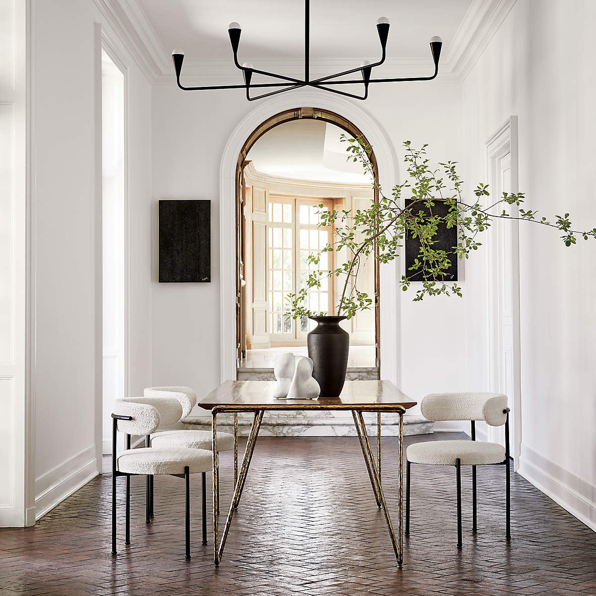 Modern Style Upholstered Side Chair Open Back Dining Chair for Dining Room Clearhalo 'Dining Chairs' 'Dining Tables & Seating' 'dining_chair' 'furn' 'furn_dining_chair' 'Furniture' 'furniture_dining_chair' 'Kitchen & Dining Furniture' 4962903