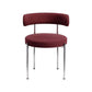 Modern Style Upholstered Side Chair Open Back Dining Chair for Dining Room Red 1 Piece Clearhalo 'Dining Chairs' 'Dining Tables & Seating' 'dining_chair' 'furn' 'furn_dining_chair' 'Furniture' 'furniture_dining_chair' 'Kitchen & Dining Furniture' 4962915