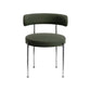 Modern Style Upholstered Side Chair Open Back Dining Chair for Dining Room Green 1 Piece Clearhalo 'Dining Chairs' 'Dining Tables & Seating' 'dining_chair' 'furn' 'furn_dining_chair' 'Furniture' 'furniture_dining_chair' 'Kitchen & Dining Furniture' 4962918