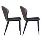 Modern Dining Chairs Faux Leather Side Chairs without Armrest for Dining Room Blue 2 Piece Set Clearhalo 'Dining Chairs' 'Dining Tables & Seating' 'dining_chair' 'furn' 'furn_dining_chair' 'Furniture' 'furniture_dining_chair' 'Kitchen & Dining Furniture' 4962933