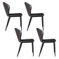 Modern Dining Chairs Faux Leather Side Chairs without Armrest for Dining Room Blue 4 Piece Set Clearhalo 'Dining Chairs' 'Dining Tables & Seating' 'dining_chair' 'furn' 'furn_dining_chair' 'Furniture' 'furniture_dining_chair' 'Kitchen & Dining Furniture' 4962935