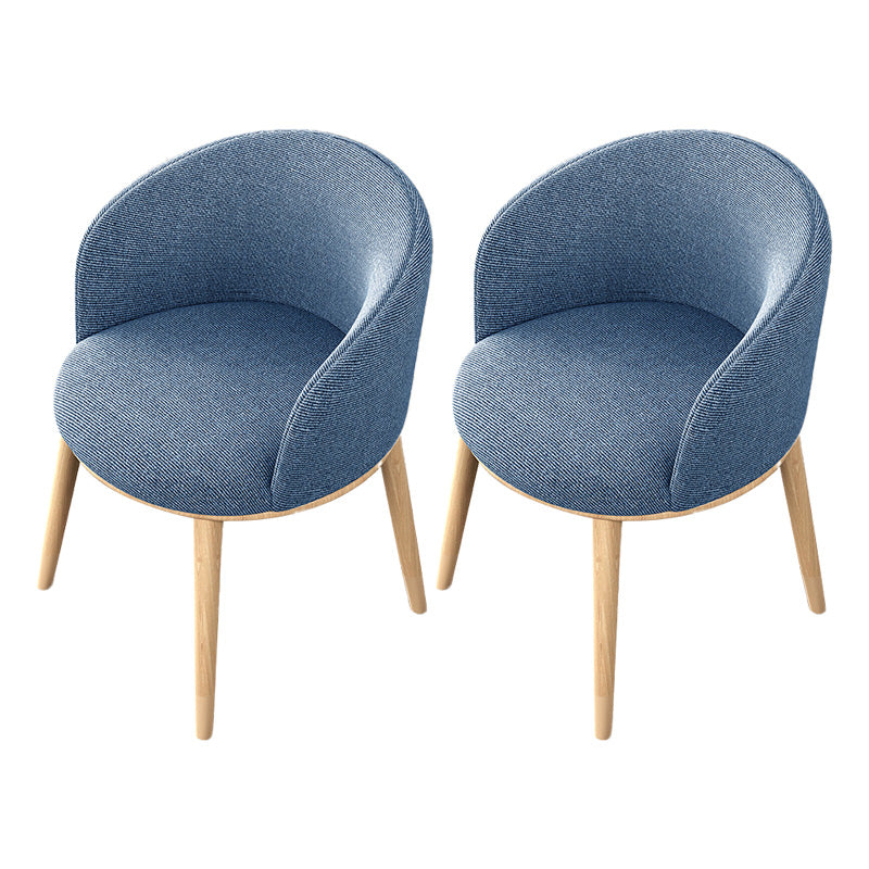 Glam Style Parsons Arm Chair Indoor Dining Chair with Metal Base Fabric Blue 2 Piece Set Clearhalo 'Dining Chairs' 'Dining Tables & Seating' 'dining_chair' 'furn' 'furn_dining_chair' 'Furniture' 'furniture_dining_chair' 'Kitchen & Dining Furniture' 4962945