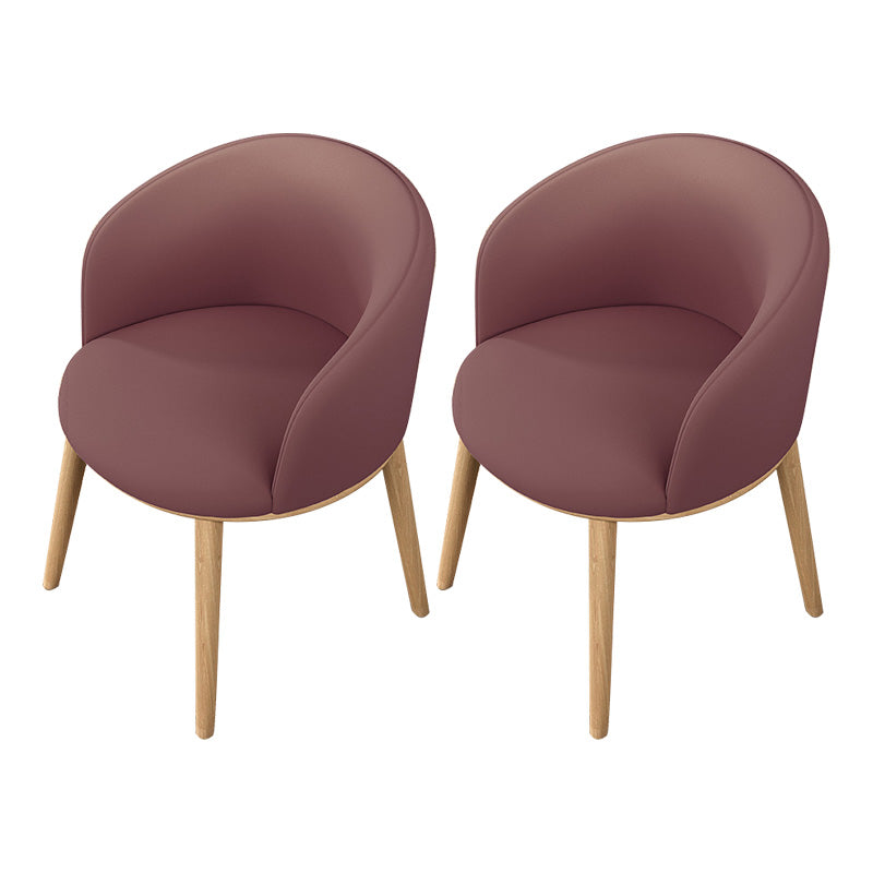 Glam Style Parsons Arm Chair Indoor Dining Chair with Metal Base Fabric Red 2 Piece Set Clearhalo 'Dining Chairs' 'Dining Tables & Seating' 'dining_chair' 'furn' 'furn_dining_chair' 'Furniture' 'furniture_dining_chair' 'Kitchen & Dining Furniture' 4962951