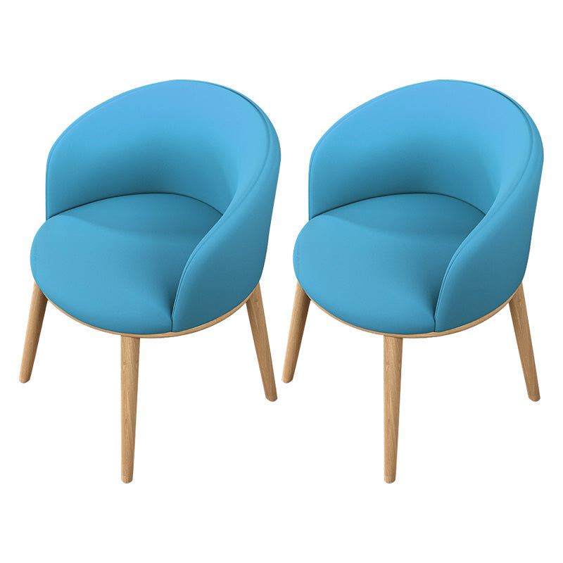 Glam Style Parsons Arm Chair Indoor Dining Chair with Metal Base Fabric Sky Blue 2 Piece Set Clearhalo 'Dining Chairs' 'Dining Tables & Seating' 'dining_chair' 'furn' 'furn_dining_chair' 'Furniture' 'furniture_dining_chair' 'Kitchen & Dining Furniture' 4962959