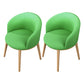 Glam Style Parsons Arm Chair Indoor Dining Chair with Metal Base Fabric Green 2 Piece Set Clearhalo 'Dining Chairs' 'Dining Tables & Seating' 'dining_chair' 'furn' 'furn_dining_chair' 'Furniture' 'furniture_dining_chair' 'Kitchen & Dining Furniture' 4962963