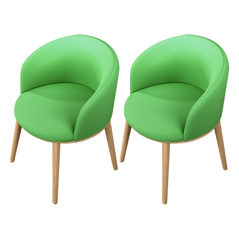 Glam Style Parsons Arm Chair Indoor Dining Chair with Metal Base Fabric Green 2 Piece Set Clearhalo 'Dining Chairs' 'Dining Tables & Seating' 'dining_chair' 'furn' 'furn_dining_chair' 'Furniture' 'furniture_dining_chair' 'Kitchen & Dining Furniture' 4962963