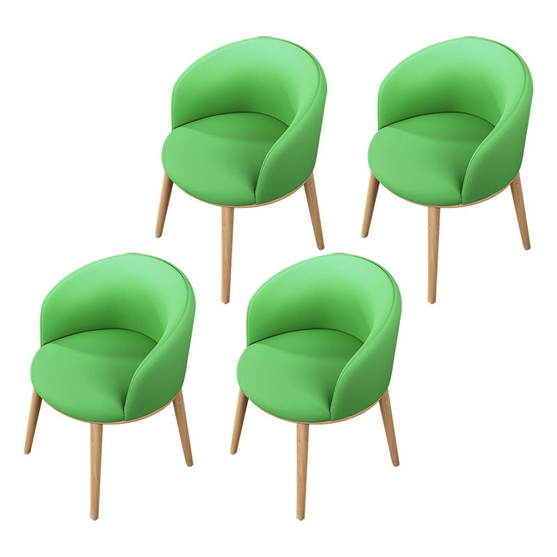 Glam Style Parsons Arm Chair Indoor Dining Chair with Metal Base Fabric Green 4 Piece Set Clearhalo 'Dining Chairs' 'Dining Tables & Seating' 'dining_chair' 'furn' 'furn_dining_chair' 'Furniture' 'furniture_dining_chair' 'Kitchen & Dining Furniture' 4962964