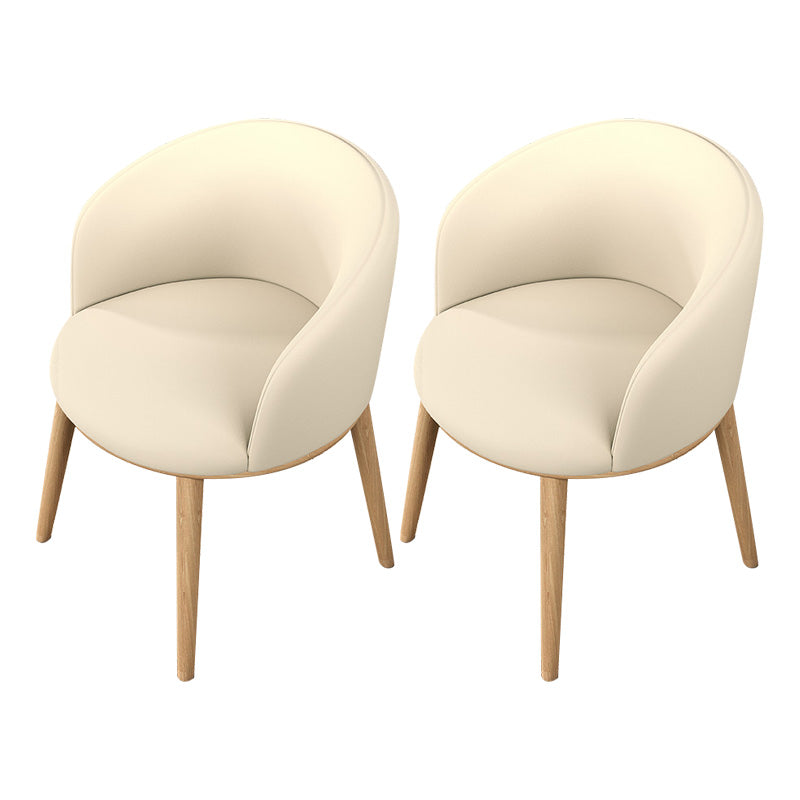 Glam Style Parsons Arm Chair Indoor Dining Chair with Metal Base Fabric Beige 2 Piece Set Clearhalo 'Dining Chairs' 'Dining Tables & Seating' 'dining_chair' 'furn' 'furn_dining_chair' 'Furniture' 'furniture_dining_chair' 'Kitchen & Dining Furniture' 4962974