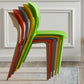 Plastic Contemporary Kitchen Chair Open Back Dining Room Side Chair Clearhalo 'Dining Chairs' 'Dining Tables & Seating' 'dining_chair' 'Furniture' 'furniture_dining_chair' 'Kitchen & Dining Furniture' 4963031
