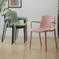 Plastic Modern Contemporary Kitchen Chair Arm Solid Back Dining Room Chair Clearhalo 'Dining Chairs' 'Dining Tables & Seating' 'dining_chair' 'Furniture' 'furniture_dining_chair' 'Kitchen & Dining Furniture' 4963156