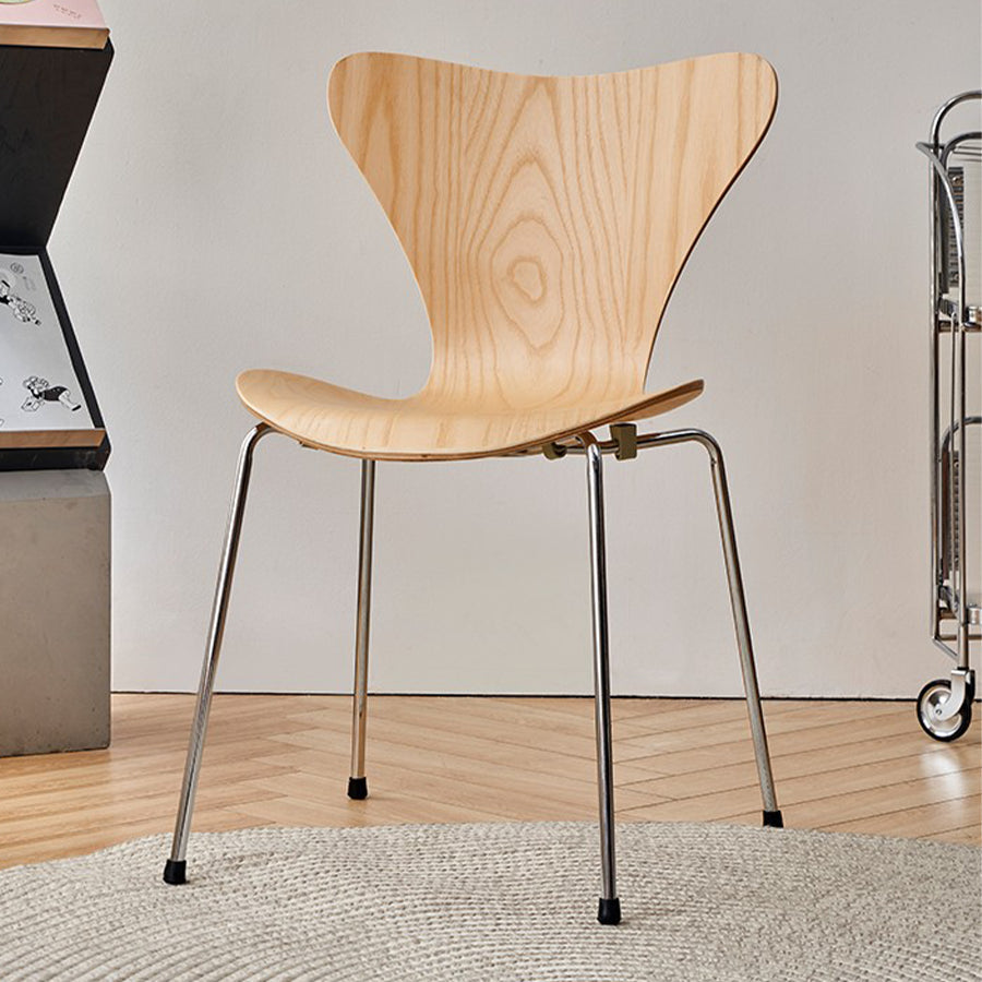 Modern Style Side Chair Wooden Indoor 19.29" Wide Dining Chair Clearhalo 'Dining Chairs' 'Dining Tables & Seating' 'dining_chair' 'furn' 'furn_dining_chair' 'Furniture' 'furniture_dining_chair' 'Kitchen & Dining Furniture' 4963177