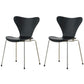 Modern Style Side Chair Wooden Indoor 19.29" Wide Dining Chair Matte Black 2 Piece Set Clearhalo 'Dining Chairs' 'Dining Tables & Seating' 'dining_chair' 'furn' 'furn_dining_chair' 'Furniture' 'furniture_dining_chair' 'Kitchen & Dining Furniture' 4963180