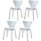 Modern Style Side Chair Wooden Indoor 19.29" Wide Dining Chair Ivory 4 Piece Set Clearhalo 'Dining Chairs' 'Dining Tables & Seating' 'dining_chair' 'furn' 'furn_dining_chair' 'Furniture' 'furniture_dining_chair' 'Kitchen & Dining Furniture' 4963188