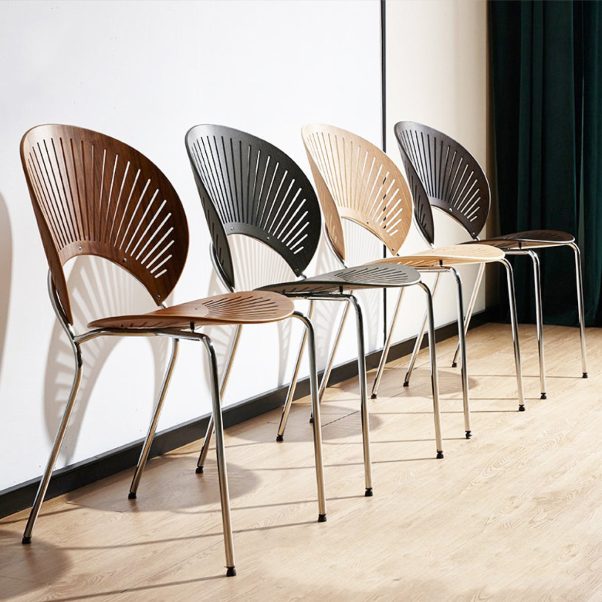 Modern Style Side Chair Open Back Armless Dining Chair for Indoor Clearhalo 'Dining Chairs' 'Dining Tables & Seating' 'dining_chair' 'furn' 'furn_dining_chair' 'Furniture' 'furniture_dining_chair' 'Kitchen & Dining Furniture' 4963218