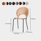 Modern Style Side Chair Open Back Armless Dining Chair for Indoor Clearhalo 'Dining Chairs' 'Dining Tables & Seating' 'dining_chair' 'furn' 'furn_dining_chair' 'Furniture' 'furniture_dining_chair' 'Kitchen & Dining Furniture' 4963244