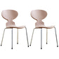 Modern Style Side Chair Plastic Metal Dining Chair for Home Use Pink 2 Piece Set Silver Clearhalo 'Dining Chairs' 'Dining Tables & Seating' 'dining_chair' 'furn' 'furn_dining_chair' 'Furniture' 'furniture_dining_chair' 'Kitchen & Dining Furniture' 4963285
