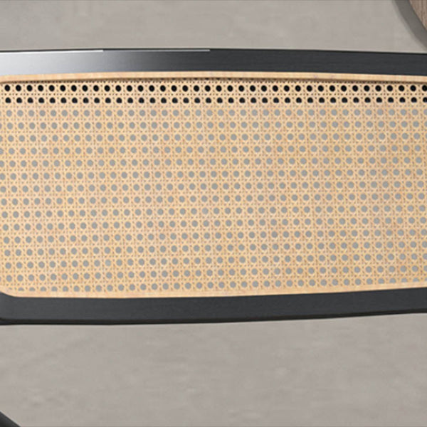 Modern Style Fabric Side Chair Cane Back Armless Dining Chair Clearhalo 'Dining Chairs' 'Dining Tables & Seating' 'dining_chair' 'furn' 'furn_dining_chair' 'Furniture' 'furniture_dining_chair' 'Kitchen & Dining Furniture' 4963311