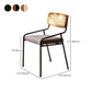 Modern Style Fabric Side Chair Cane Back Armless Dining Chair Clearhalo 'Dining Chairs' 'Dining Tables & Seating' 'dining_chair' 'furn' 'furn_dining_chair' 'Furniture' 'furniture_dining_chair' 'Kitchen & Dining Furniture' 4963320
